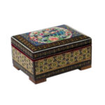 Handcrafted Wooden Jewelry Box with Persian Khatam Design – Behnaz