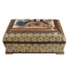 Handcrafted Wooden Jewelry Box with Persian Khatam Design - Bina