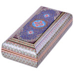 Handcrafted Wooden Jewelry Box with Persian Khatam Design – Borna