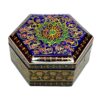 Handcrafted Wooden Jewelry Box with Persian Khatam Design - Hatam
