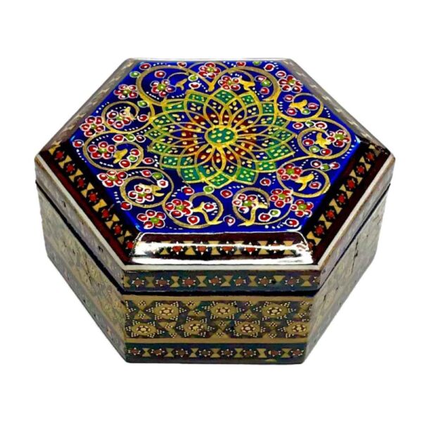 KhatamKari Wooden Jewelery Box Model Hatam