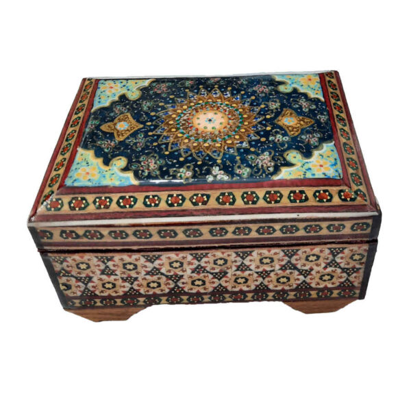 KhatamKari Wooden Jewelery Box Model Javaher