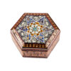 Handcrafted Wooden Jewelry Box with Persian Khatam Design - Javan