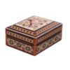 Handcrafted Wooden Jewelry Box with Persian Khatam Design - Narges