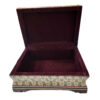 Handcrafted Wooden Jewelry Box with Persian Khatam Design - Paeez