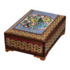 Handcrafted Wooden Jewelry Box with Persian Khatam Design - Parto