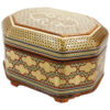 Handcrafted Wooden Jewelry Box with Persian Khatam Design - Pegah