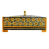 Handcrafted Wooden Jewelry Box with Persian Khatam Design - Yalda