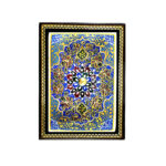 Handcrafted Wooden Jewelry Box with Persian Khatam Design - Yalda