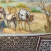 Wooden Pencil Box Handcrafted with Persian Khatamkari Art Iliati