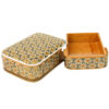 Wooden Business Card Box Inspired by Persian Khatamkari Art Hana