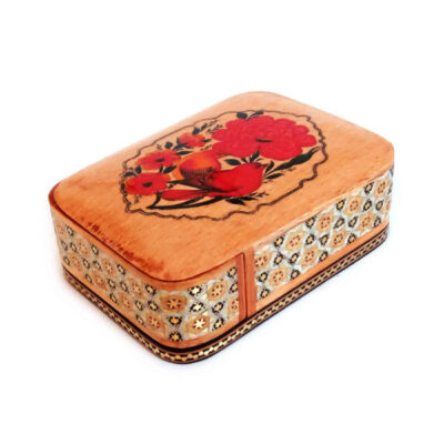 Persian Wooden Playing Card Box – Khatam Enameled Raha