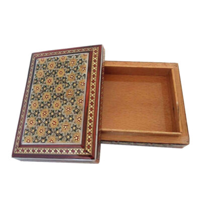 Persian Wooden Playing Card Box – Khatam Enameled Taraneh