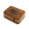 Persian Wooden Playing Card Box - Khatam Enameled Tazhib