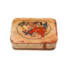 Wooden Business Card Box Inspired by Persian Khatamkari Art Miniature