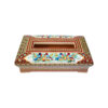 Handcrafted Persian Wooden Tissue Box Cover – Khatamkari Arta