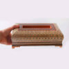Handcrafted Persian Wooden Tissue Box Cover – Khatamkari Mazroei