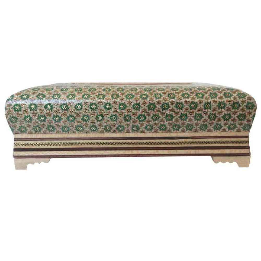 Handcrafted Persian Wooden Tissue Box Cover – Khatamkari Peyman