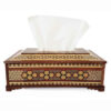 Handcrafted Persian Wooden Tissue Box Cover – Khatamkari Toran