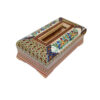 Handcrafted Persian Wooden Tissue Box Cover – Khatamkari Abtin