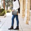 Luxurious Handcrafted Leather Crossbody Shoulder Bag - Petos Model