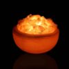 Persian Bowl Salt Lamp - Laya Model with Natural Salt Chunks