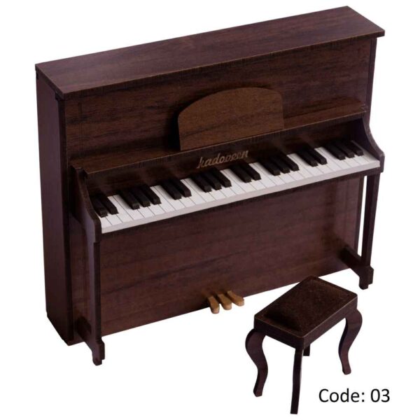 Maquette Model Kit: Persian Piano Instrument Replica