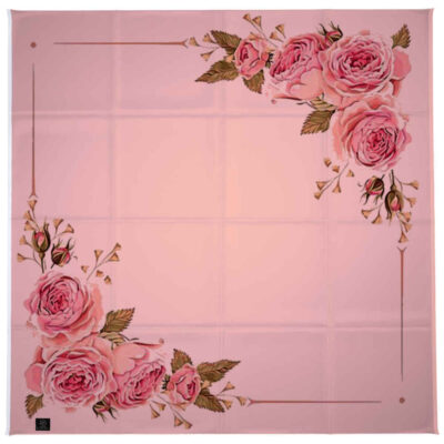 Floral Print Summer Scarf for Women – Luxe and Vibrant Rose Design