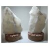 Persian Glow Salt Lamp - Handcrafted with Wooden Base (Almas Model)