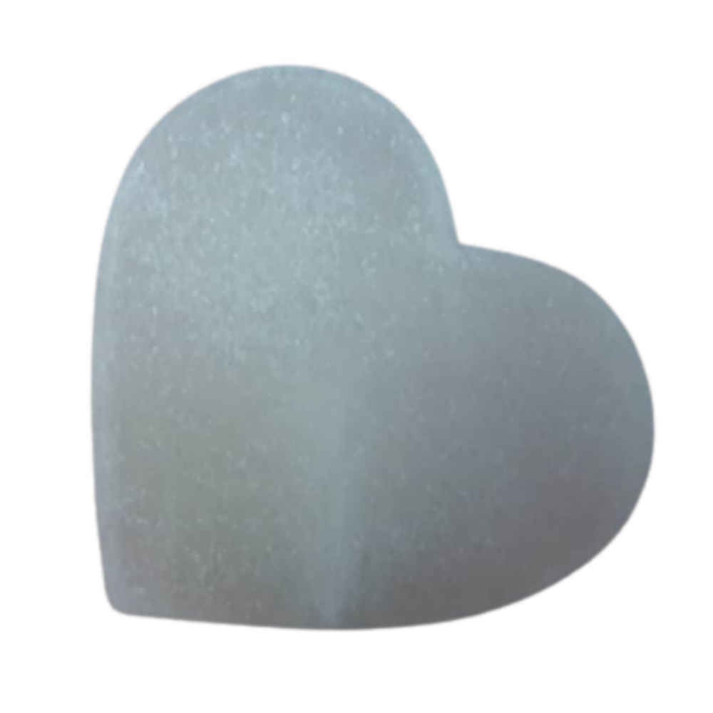 Heart Shaped Salt Lamp - Handcrafted Design