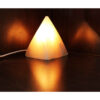 Pyramid Salt Lamp - Handcrafted Natural Stone Design