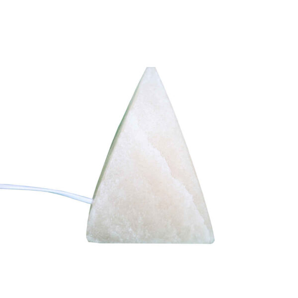 Pyramid Salt Lamp - Handcrafted Natural Stone Design