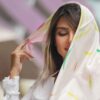 Persian Silk Mini Scarf for Women - Artistic Luxe & Vibrant Pattern Arezoo