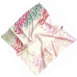 Persian Silk Mini Scarf for Women – Luxe & Vibrant Design Maah