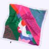 Silk Mini Scarf for Women - Artistic Luxe & Vibrant Design Solh
