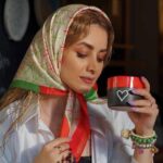 Silk Mini Scarf for Women - Artistic Luxe & Vibrant Design Paeezan