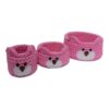 Set of 3 Crochet Storage Baskets Yarn Model Bear