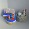 Set of 3 Crochet Storage Baskets Yarn Model Sina