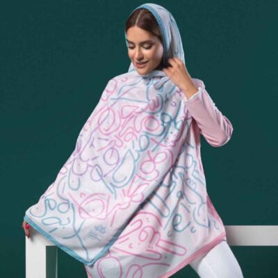 Persian Printed Shawl Artistic & Lightweight Sokhan