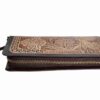 Persian Leather Long Wallet for Women with Alma Design
