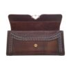 Persian Leather Long Wallet for Women with Negar Design