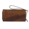 Persian Leather Long Wallet for Women with Sher Design