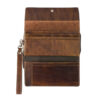 Persian Leather Long Wallet for Women with Sher Design