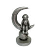 Decorative Astronaut on the Moon Figurine - Space Explorer Sculpture