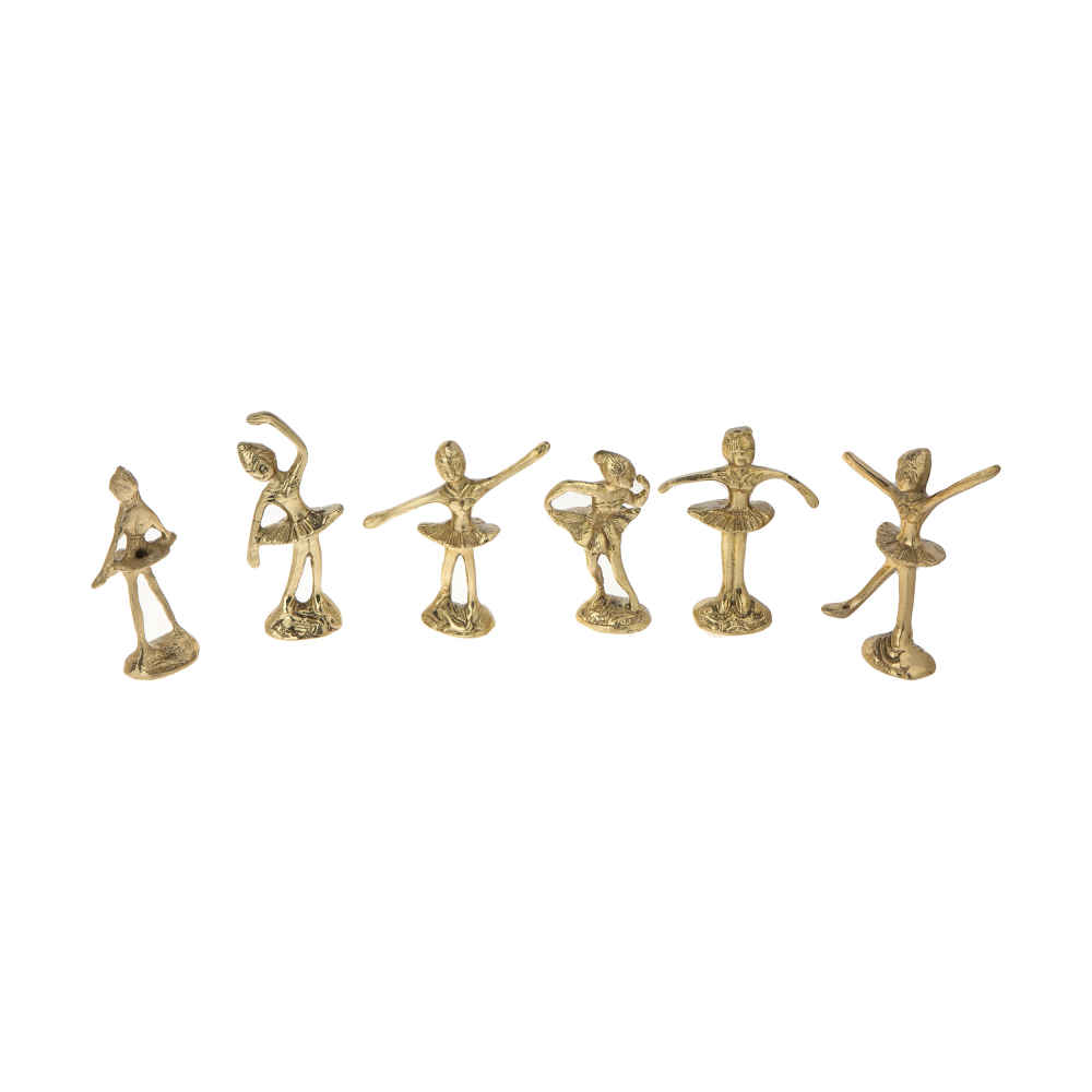 Set of 6 Realistic Ballerina Figurines - Elegant Ballet Dancer