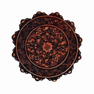 Decorative Engraved Persian Plate Model Asil