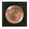 Persian Decorative Copper Engraved Wall Plate Bird