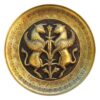Persian Decorative Copper Engraved Wall Plate Galaza