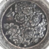 Persian Decorative Copper Engraved Plate Rose Flower