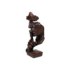 Decorative Silence Figurine Sculpture - Serene Meditation Art